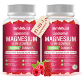 Simhould gommes magnésium liposomal emballage, énergie durable
