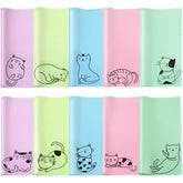 Lingettes Sinmoe microfibre lunettes chat multicolores, nettoyage sans trace