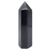 Sisamn tourmaline noire en colonne naturelle, soutien à la méditation et protection énergétique.