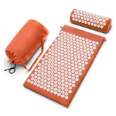 Sivan tapis acupression et oreiller, points stimulants pour détente musculaire.