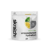 Skratch Labs boîte 30 portions d'hydratation sans sucre, pratique pour l'entraînement.