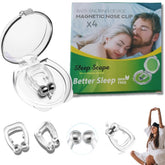 Sleep Scape clip nasal pack4: solution anti ronflement portable pour nuits plus calmes.