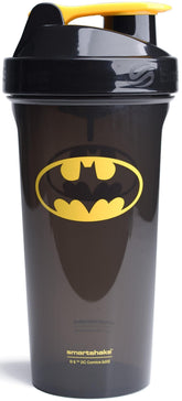 Gourde Smartshake Lite avec logo Batman, légère et pratique pour vos shakes en déplacement.