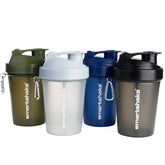 Smartshake Lite Mist Grey – Bouteille shaker 400 ml facile à transporter.