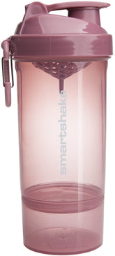 Smartshake O2GO ONE – bouteille 800 ml rose profond avec ouverture large pour mélanger facilement