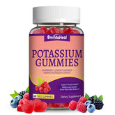 Gomme SmildeHeal Potassium 1000 mg dans sa bouteille, pratique pour une routine quotidienne.