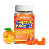 Gommes SmildeHeal Omega3, boîte 60, goût agréable pour routine quotidienne.