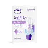 SmileDirectClub kit blanchiment sans sensibilité prêt à l'emploi, expérience utilisateur douce.
