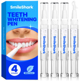 SmileShark stylo blanchiment 4 pièces pack, retouches rapides et discrètes.
