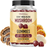 Gomme SMNutrition Lions Mane visuel, texture fruitée et concentration potentielle.