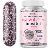 SMNutrition Myo-Inositol et D-Chiro Inositol – flacon capsules soutenant l’équilibre hormonal.