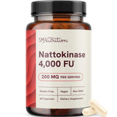 SMNutrition Nattokinase 4000 FU – bouteille prête pour une routine quotidienne.