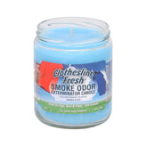 Bougie Smoke Odor Exterminator 13oz, Fraîcheur linge, réduction des odeurs domestiques.