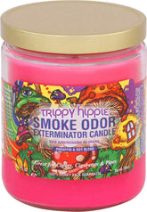 Smoke Odor Exterminator bougie bocal Trippy Hippie, réduit les odeurs et parfume l’espace
