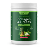 Snap Supplements Super Greens – poudre-dose pratique pour énergie et vitalité.