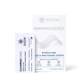 SNOW Diamant Bandes Dissolvantes — application facile pour blanchiment à domicile.