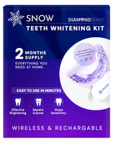 SNOW kit blanchiment dents avec lampe LED pour résultats professionnels à domicile.