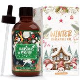 SNOWSEN huile parfum couronne de Noël en bouteille ambrée prête à diffuser