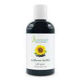 Soapeauty huile de lécithine tournesol en bouteille, hydratation naturelle pour la peau.