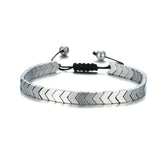 Softones bracelet hématite noir fleche – design élégant et léger pour un style affirmé
