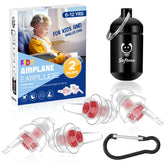 Softvox bouchons oreilles enfants 6-12 ans – pression avion, voyage confortable