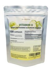 Solar Nutrition Vitamine U – emballage argenté facilitant l’identification du produit et la traçabilité.