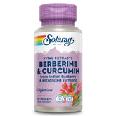 SOLARAY Berberine et Curcumine — Bouteille pratique pour le soutien quotidien du bien-être.