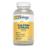 Solaray Calcium Citrate 1000 mg – bouteille; soutien potentiel des os et des dents.