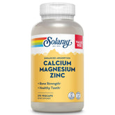 SOLARAY Calcium Magnesium Zinc - bouteille pour le soutien des os et la vitalité