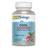 SOLARAY Cayenne, bouteille 180 gélules, pratique au quotidien.