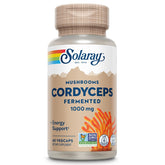 SOLARAY Cordyceps fermenté – bouteille de suppléments, énergie durable