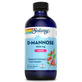 SOLARAY D-Mannose 1000 mg en bouteille liquide, pratique pour un usage quotidien.