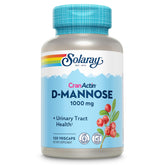 SOLARAY D-Mannose bouteille et emballage recyclé, choix respectueux de l'environnement pour votre routine.