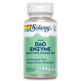 SOLARAY DAO Enzyme – Bouteille visible, soutien potentiel à une digestion équilibrée
