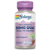 SOLARAY Dong Quai extrait – bouteille plastique, pratique pour votre routine quotidienne