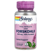 SOLARAY Forskohlii Extract – bouteille pratique pour la routine quotidienne