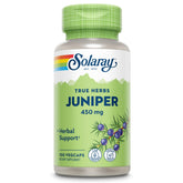 SOLARAY Baies de Genévrier 450 mg – bouteille montrant le potentiel soutien digestif.