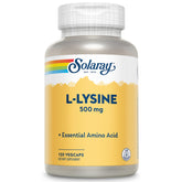 SOLARAY L Lysine 500 mg - bouteille du produit, soutien bien-être possible au quotidien