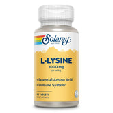 SOLARAY L Lysine – Bouteille ouverte, pour une routine quotidienne.