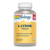 SOLARAY L-Lysine bouteille vue générale, soutien potentiel en acides aminés