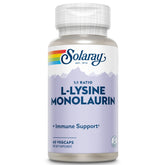 SOLARAY L-Lysine Monolaurin – bouteille montrant le potentiel de soutien immunitaire au quotidien