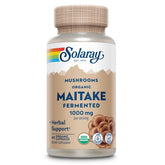 SOLARAY Maitake: bouteille et étiquette claires pour identifier le produit facilement.