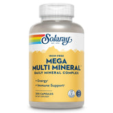 SOLARAY Mega Multi Mineral - Bouteille, soutien quotidien des minéraux.