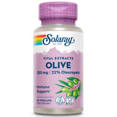 SOLARAY Olive Leaf Extract bouteille – formulation vegan soutient le bien-être quotidien