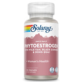 SOLARAY phytoestrogen quotidien: bouteille et capsules pratiques.