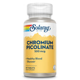 SOLARAY picolinate de chrome : tablette prête à être prise au repas.