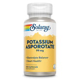 SOLARAY potassium-asporotate bouteille : soutien potentiel à l'équilibre électrolytique.
