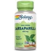 SOLARAY Sarsaparille racine dans une bouteille - utilisation facile et traditionnelle.