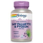 SOLARAY Saw Palmetto & Pygeum, bouteille – soutien prostatique potentiel et routine masculine