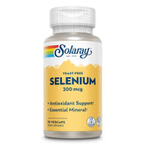 SOLARAY Sélénium sans levure bouteille soutien thyroïde et immunité au quotidien.